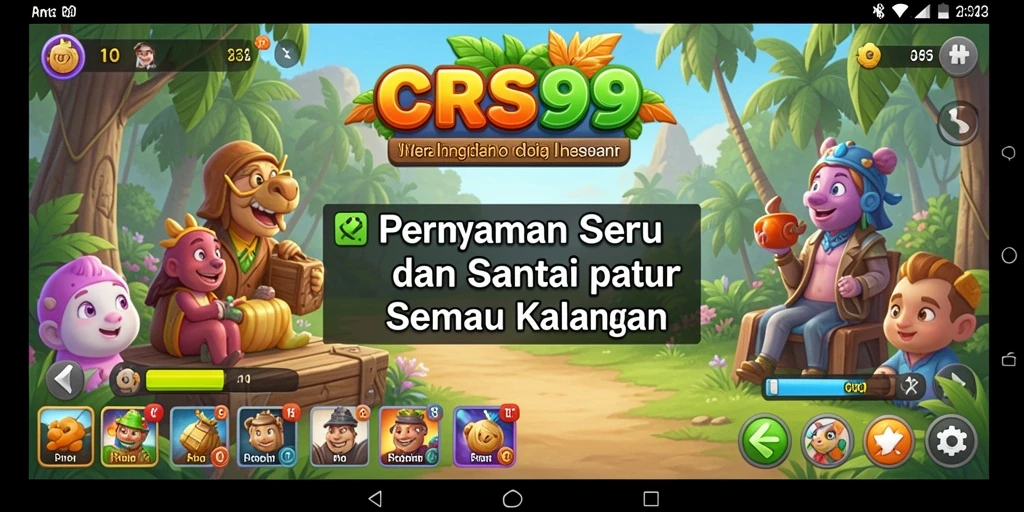 Tangkapan layar gameplay seru dari CRS99 yang menunjukkan keseruan permainan Casual.