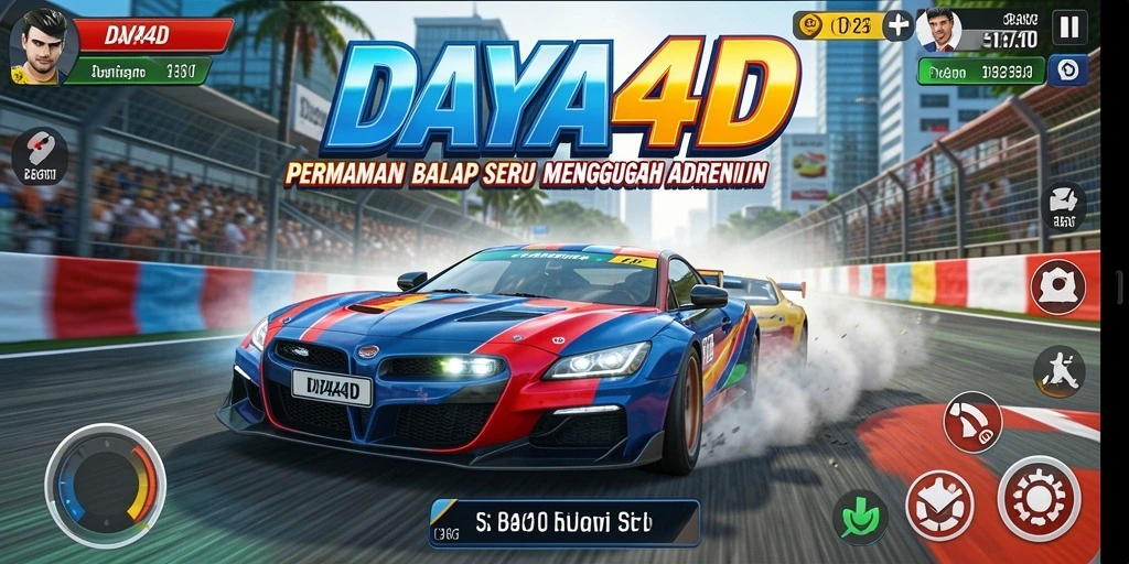 Gameplay seru balap mobil di DAYA4D yang mendebarkan.