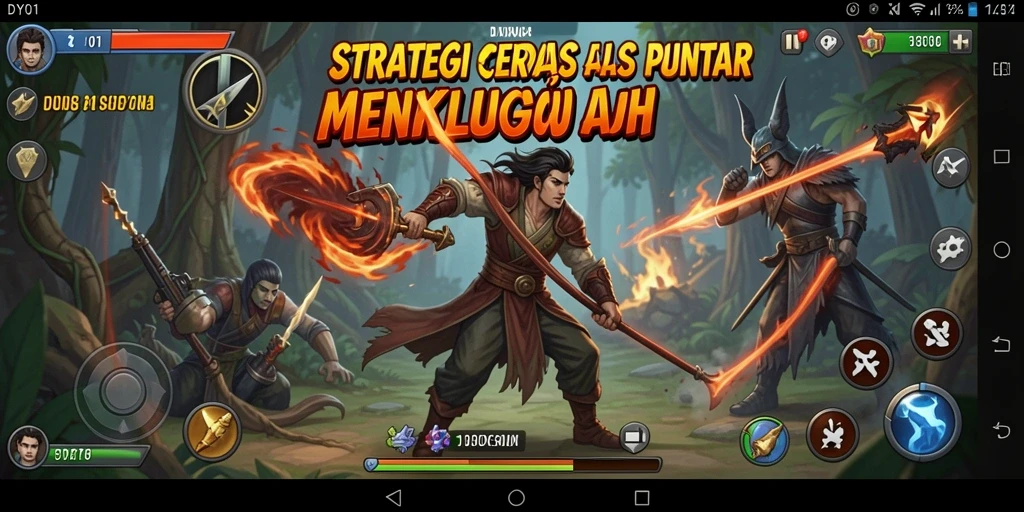 Tampilan screenshot utama DY01 menampilkan momen strategis yang intens.