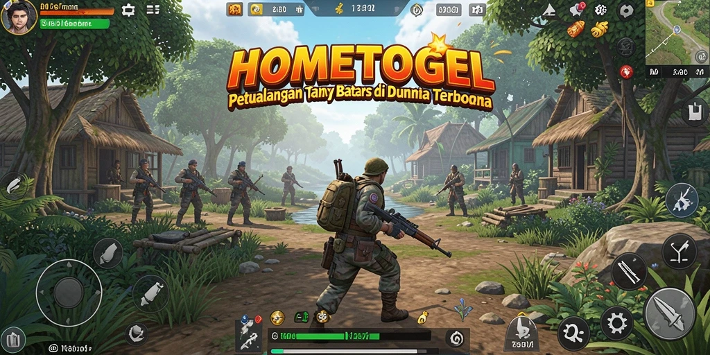 Tampilan gameplay HOMETOGEL yang menawan dan penuh petualangan.