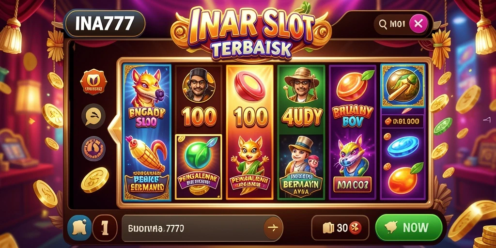 Tampilan gameplay Slot yang mengasyikkan di INA777.