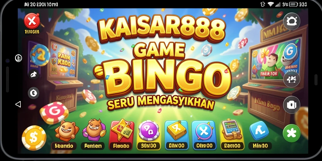 Tampilan utama KAISAR888 dengan gameplay seru Bingo.