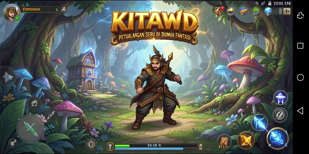 Tampilan gameplay seru dari KITAWD dengan pemandangan menakjubkan.