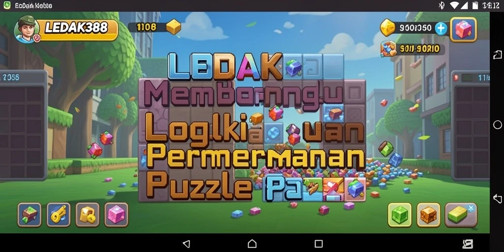 Screenshot gameplay LEDAK388 menampilkan tantangan teka-teki yang menarik.