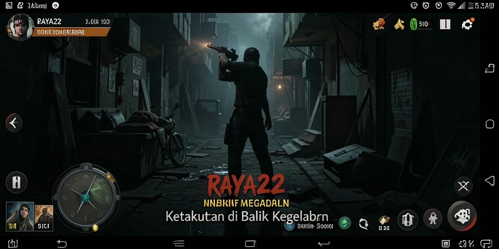 Gameplay RAYA22 yang penuh ketegangan dan suasana horor yang menyeramkan.