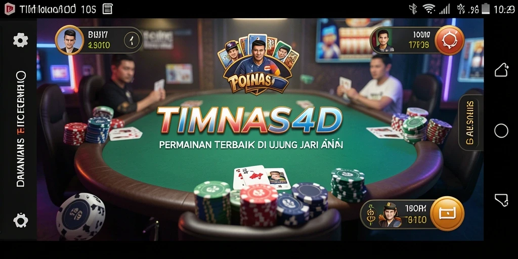 Gameplay seru TIMNAS4D dengan berbagai jenis permainan poker.