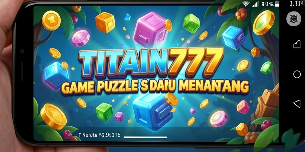 Screenshot utama gameplay Puzzle dari TITAN777, tunjukkan tantangan menarik.